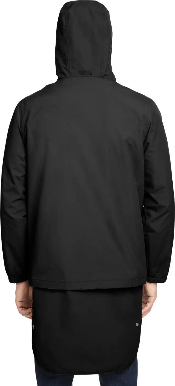 Team 365 Tt87 Unisex Zone Hydrosport Storm Flap Jacket - Black