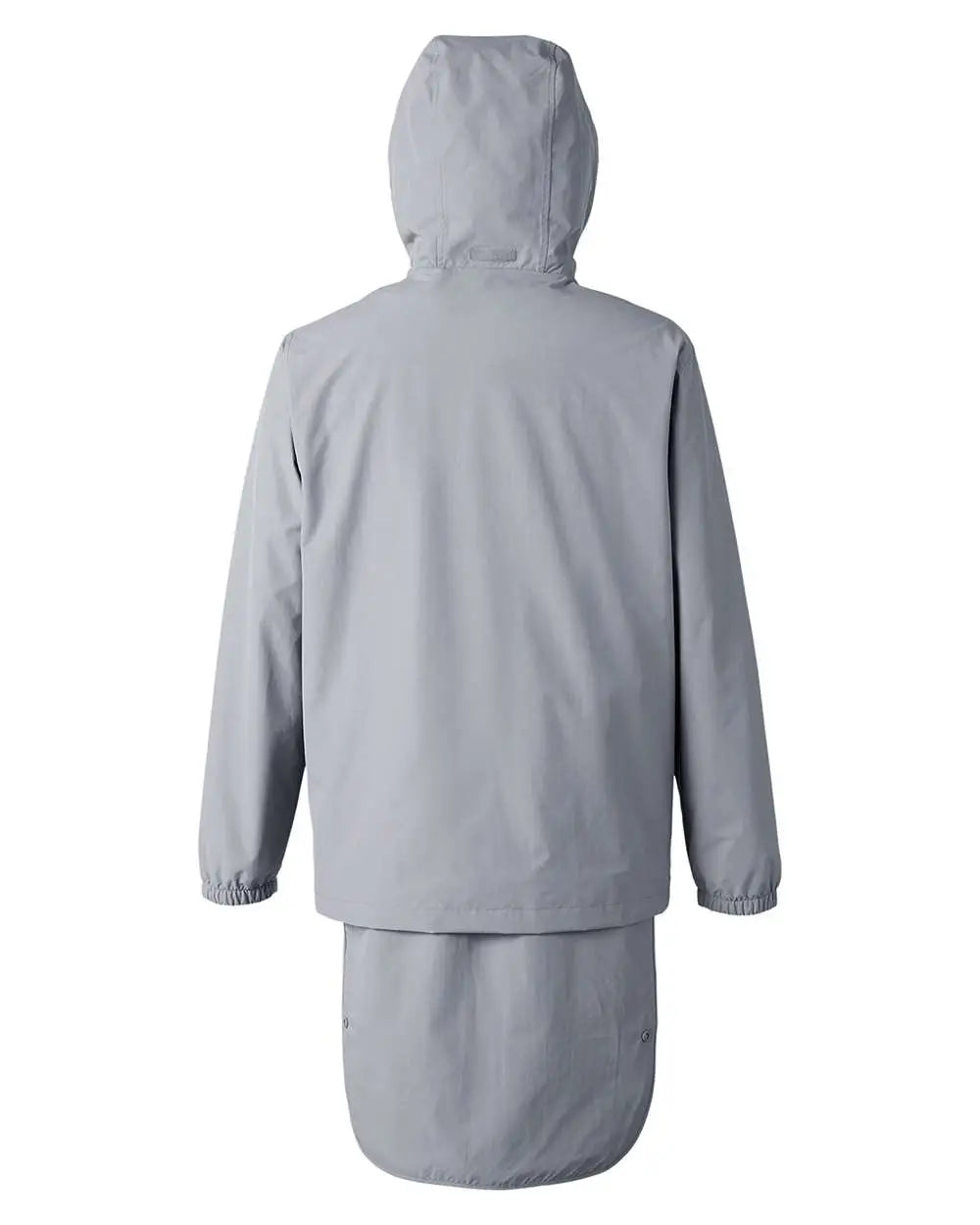 Team 365 Tt87 Unisex Zone Hydrosport™ Storm Flap Jacket - Sport Graphite - Dark Gray / Xs