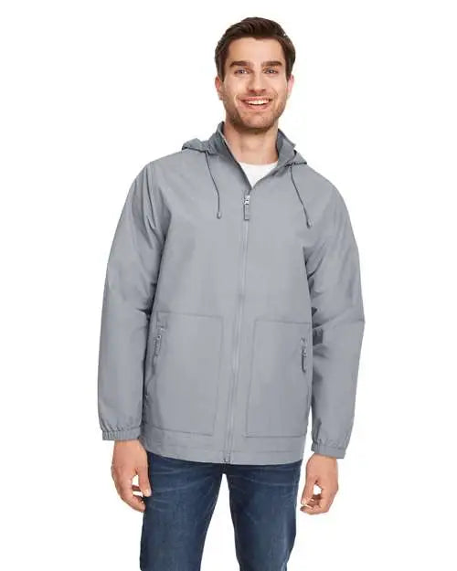 Team 365 Tt87 Unisex Zone Hydrosport™ Storm Flap Jacket - Sport Graphite