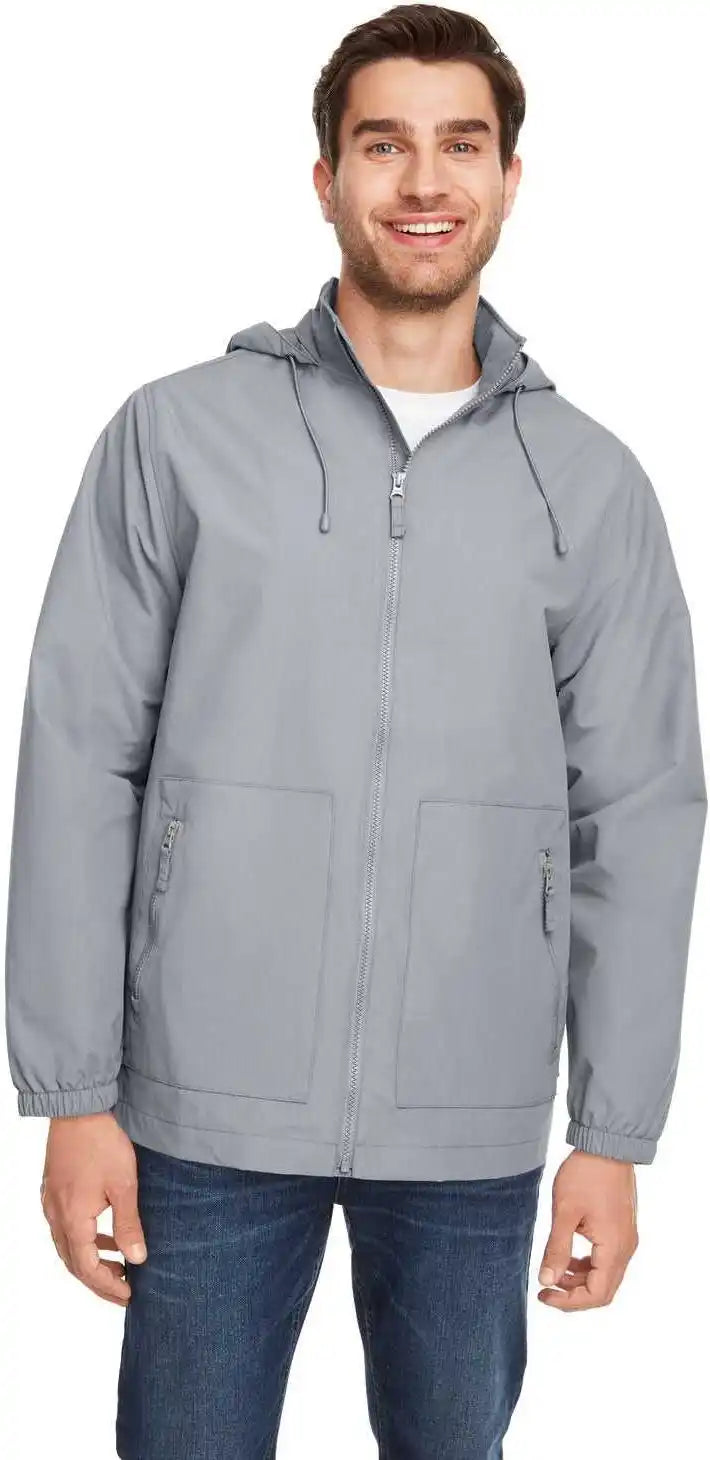 Team 365 Tt87 Unisex Zone Hydrosport Storm Flap Jacket - Sport Graphite