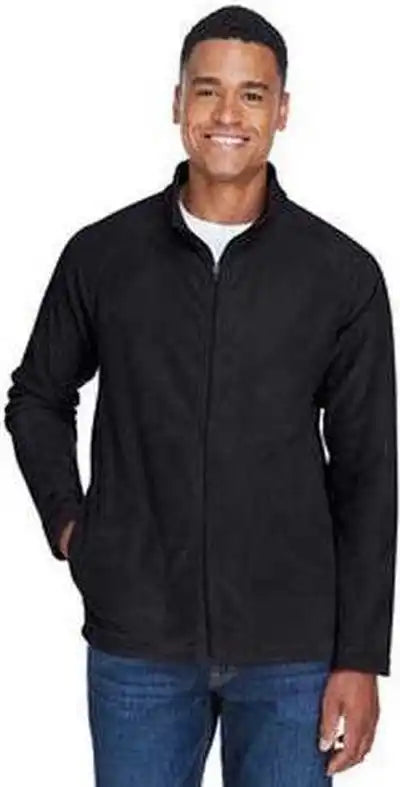 Team 365 Tt90 Men’s Campus Microfleece Jacket - Black