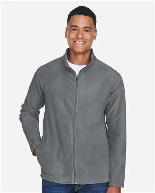 Team 365 Tt90 Men’s Campus Microfleece Jacket - Sport Graphite