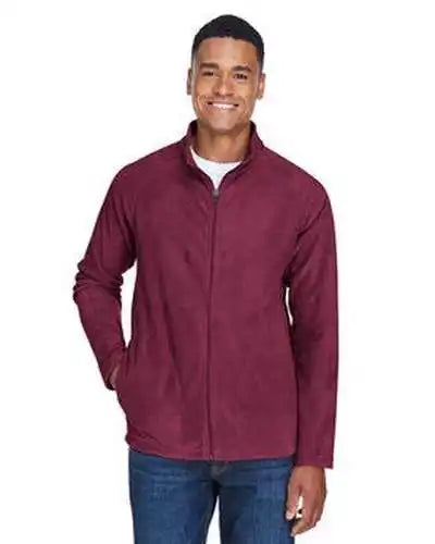 Team 365 Tt90 Men’s Campus Microfleece Jacket - Sport Maroon