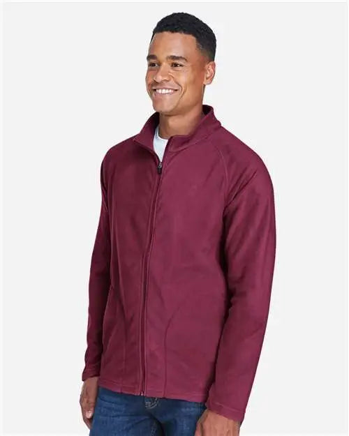 Team 365 Tt90 Men’s Campus Microfleece Jacket - Sport Maroon
