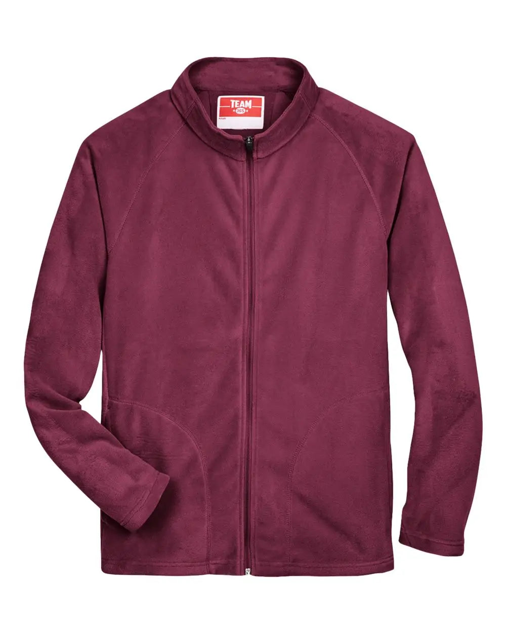 Team 365 Tt90 Men’s Campus Microfleece Jacket - Sport Maroon