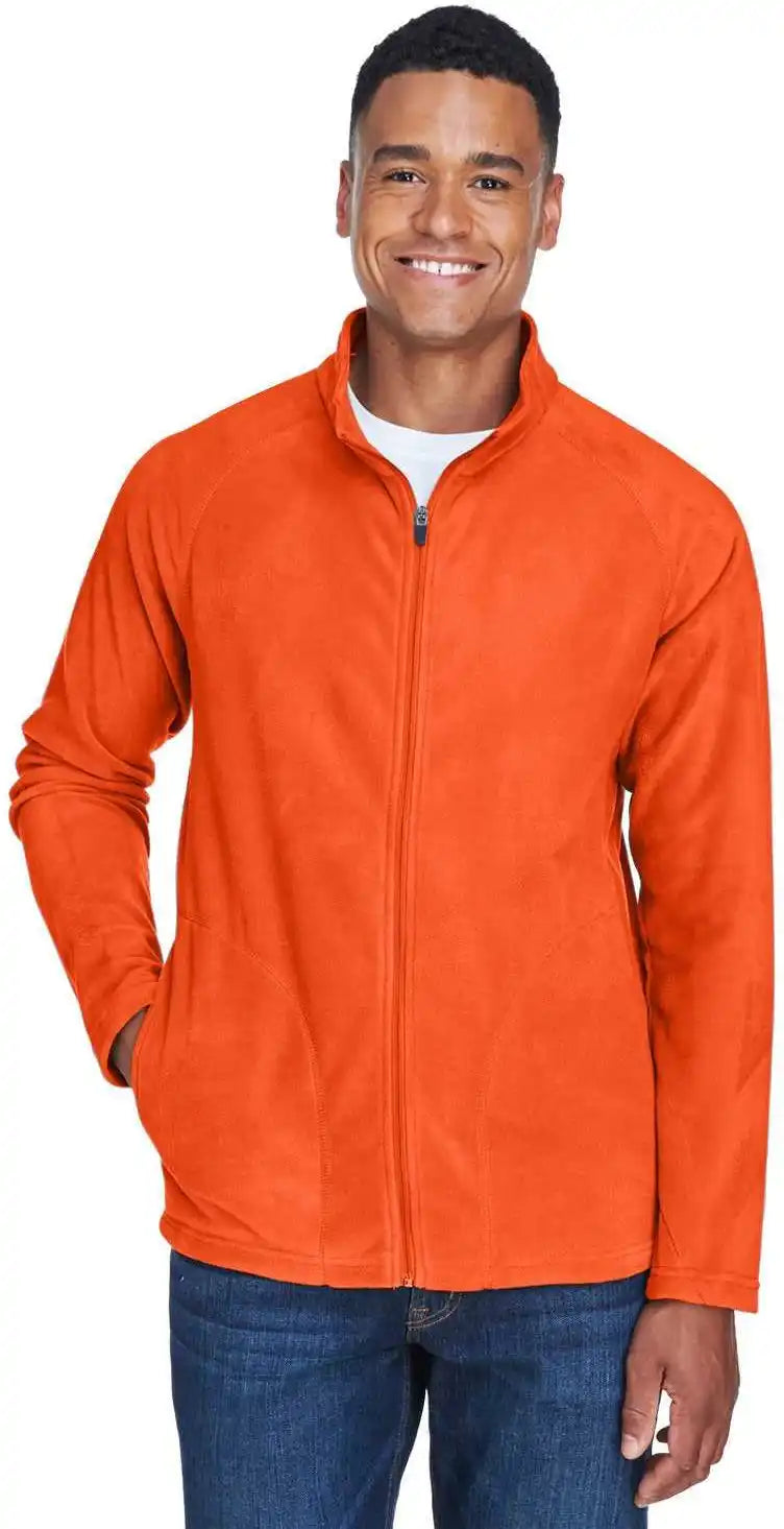 Team 365 Tt90 Men’s Campus Microfleece Jacket - Sport Orange