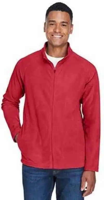 Team 365 Tt90 Men’s Campus Microfleece Jacket - Sport Red