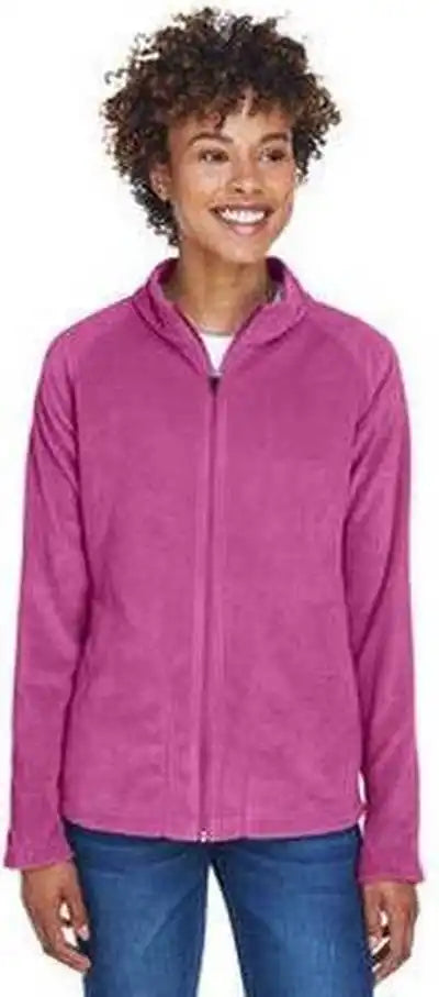 Team 365 Tt90w Ladies’ Campus Microfleece Jacket - Sport Cheryl Pink
