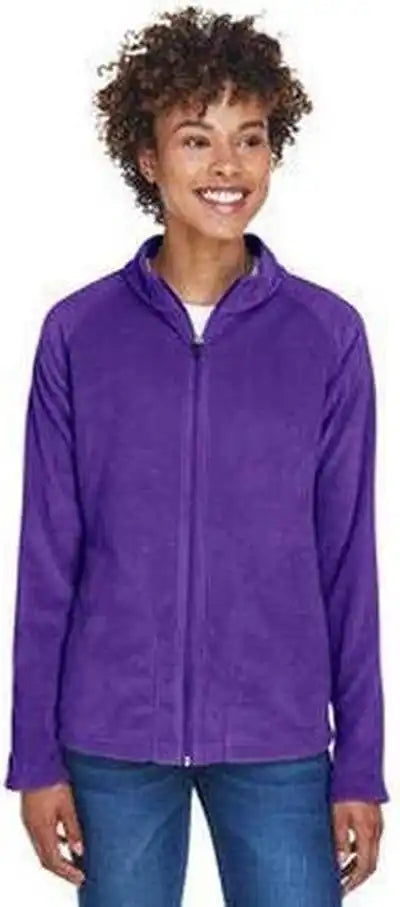 Team 365 Tt90w Ladies’ Campus Microfleece Jacket - Sport Purple