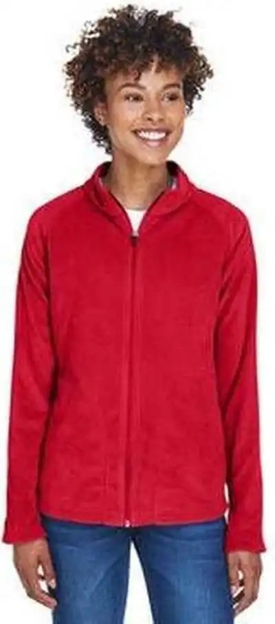 Team 365 Tt90w Ladies’ Campus Microfleece Jacket Sport Red