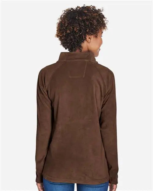 Team 365 Tt90w Women’s Campus Microfleece Jacket - Sport Dark Brown