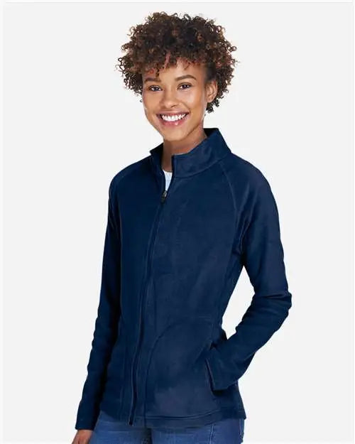 Team 365 Tt90w Women’s Campus Microfleece Jacket - Sport Dark Navy
