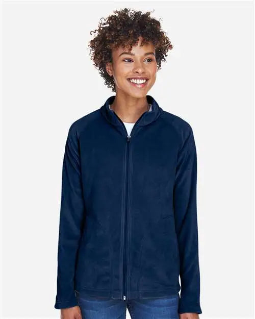 Team 365 Tt90w Women’s Campus Microfleece Jacket - Sport Dark Navy