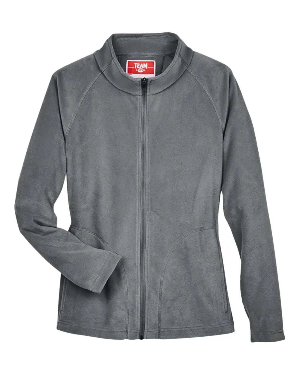 Team 365 Tt90w Women’s Campus Microfleece Jacket - Sport Graphite - Dark Gray / Xs