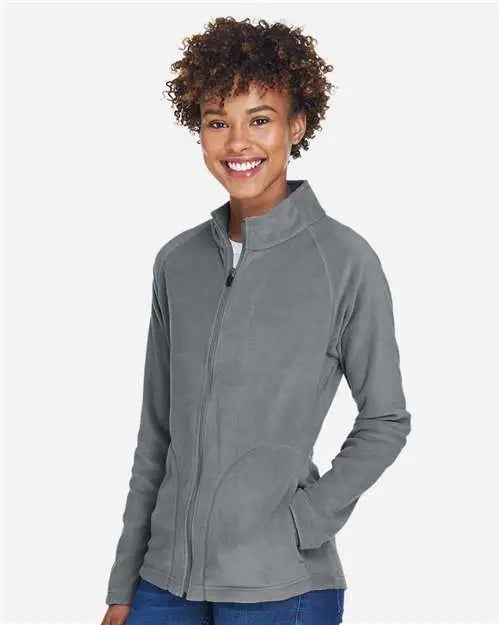 Team 365 Tt90w Women’s Campus Microfleece Jacket - Sport Graphite