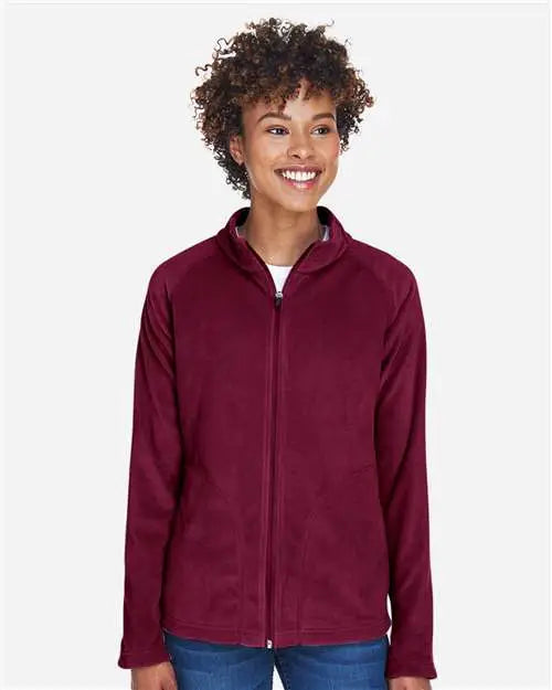 Team 365 Tt90w Women’s Campus Microfleece Jacket - Sport Maroon