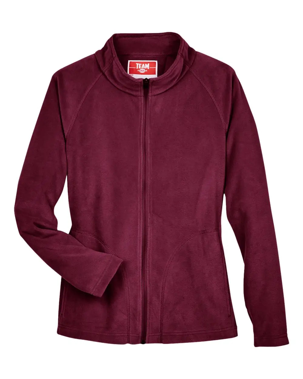 Team 365 Tt90w Women’s Campus Microfleece Jacket - Sport Maroon - Xs