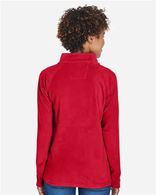 Team 365 Tt90w Women’s Campus Microfleece Jacket - Sport Red