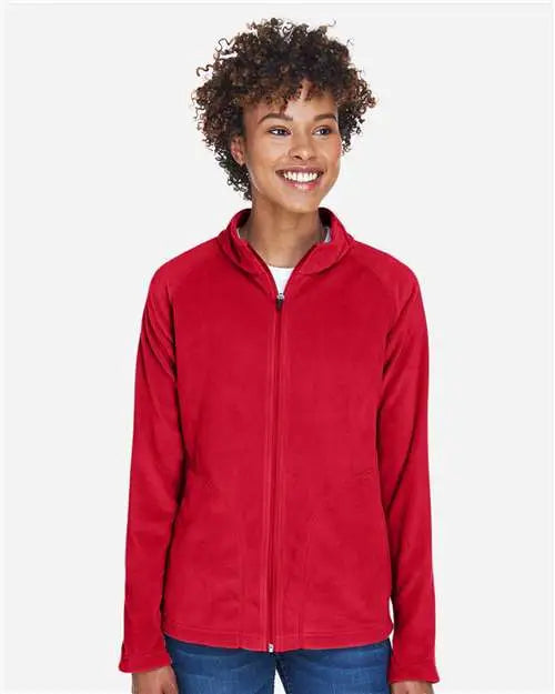Team 365 Tt90w Women’s Campus Microfleece Jacket - Sport Red