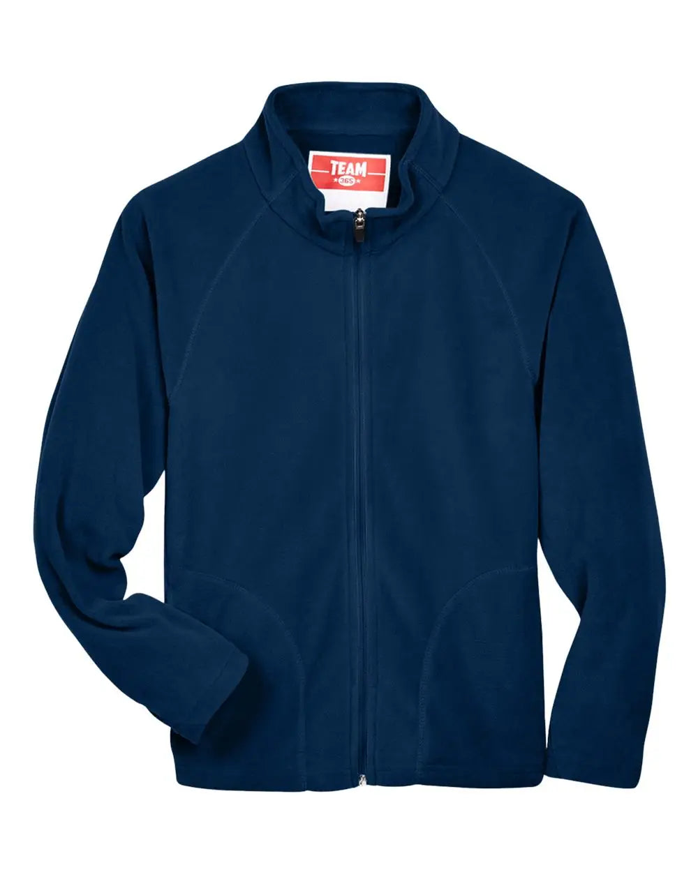 Team 365 Tt90y Youth Campus Microfleece Jacket - Sport Dark Navy - s