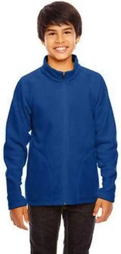 Team 365 Tt90y Youth Campus Microfleece Jacket - Sport Royal