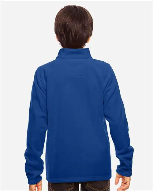 Team 365 Tt90y Youth Campus Microfleece Jacket - Sport Royal