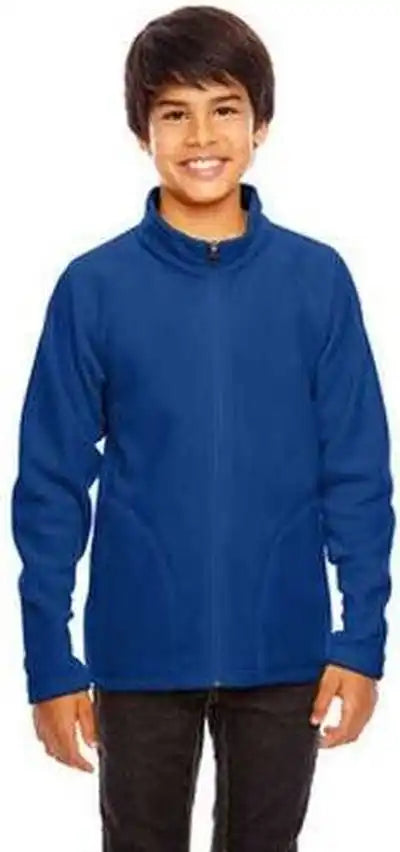 Team 365 Tt90y Youth Campus Microfleece Jacket - Sport Royal