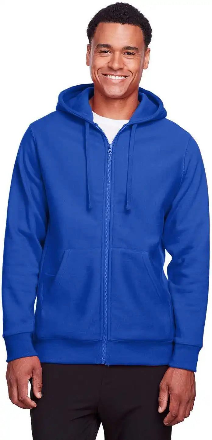 Team 365 Tt95 Men’s Zone Hydrosport Heavyweight Full-zip Hooded Sweatshirt - Sport Royal