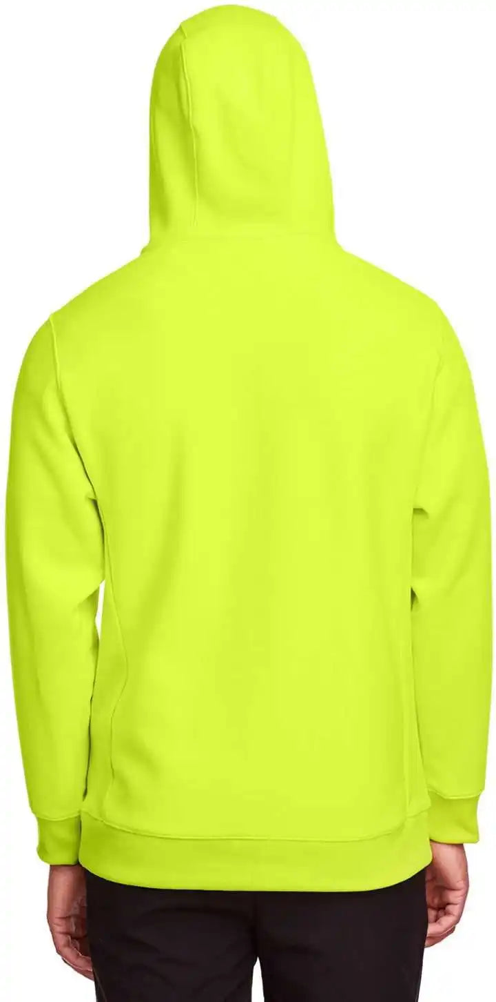 Team 365 Tt95 Men’s Zone Hydrosport Heavyweight Full-zip Hooded Sweatshirt - Safety Yellow
