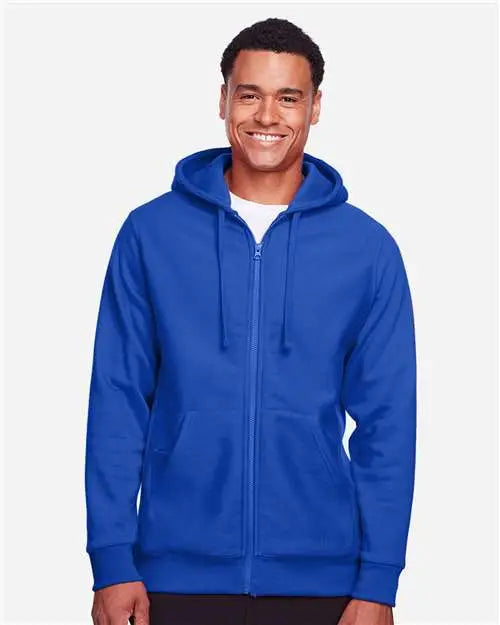 Team 365 Tt95 Unisex Zone Hydrosport™ Heavyweight Full-zip Hooded Sweatshirt - Sport Royal