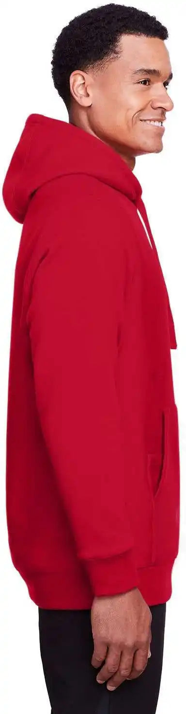 Team 365 Tt96 Adult Zone Hydrosport Heavyweight Pullover Hooded Sweatshirt - Sport Red