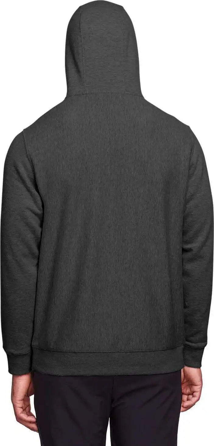 Team 365 Tt96 Adult Zone Hydrosport Heavyweight Pullover Hooded Sweatshirt Dark Gray Heather