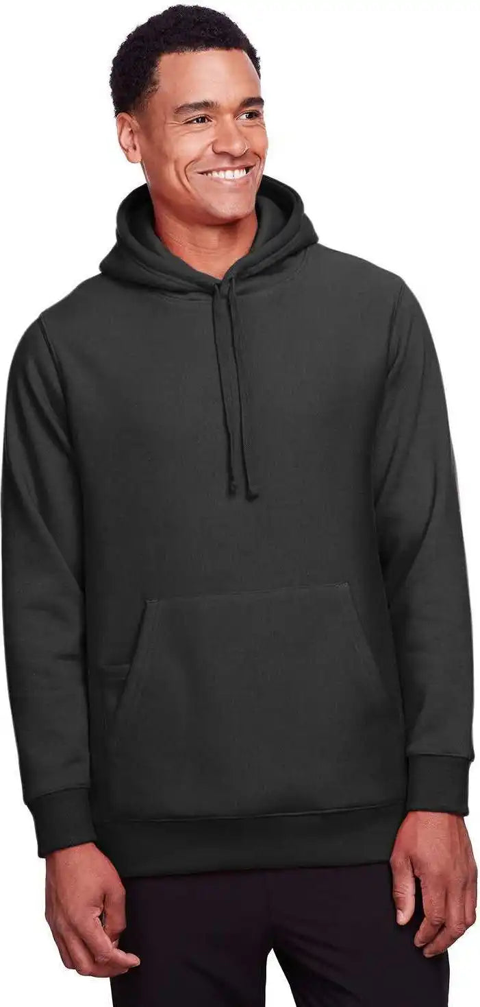 Team 365 Tt96 Adult Zone Hydrosport Heavyweight Pullover Hooded Sweatshirt Black