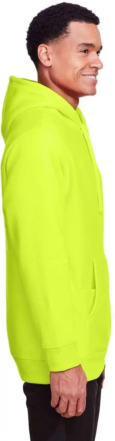 Team 365 Tt96 Adult Zone Hydrosport Heavyweight Pullover Hooded Sweatshirt - Safety Yellow