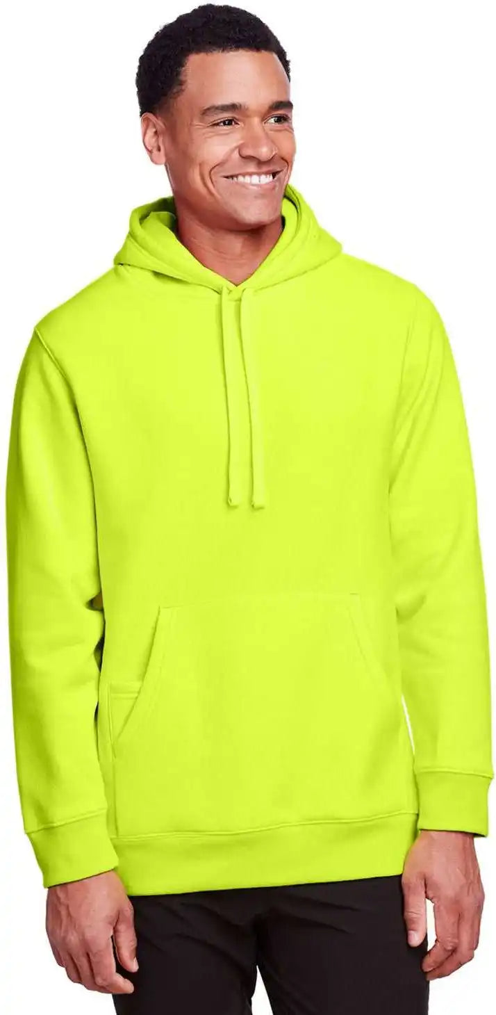 Team 365 Tt96 Adult Zone Hydrosport Heavyweight Pullover Hooded Sweatshirt - Safety Yellow