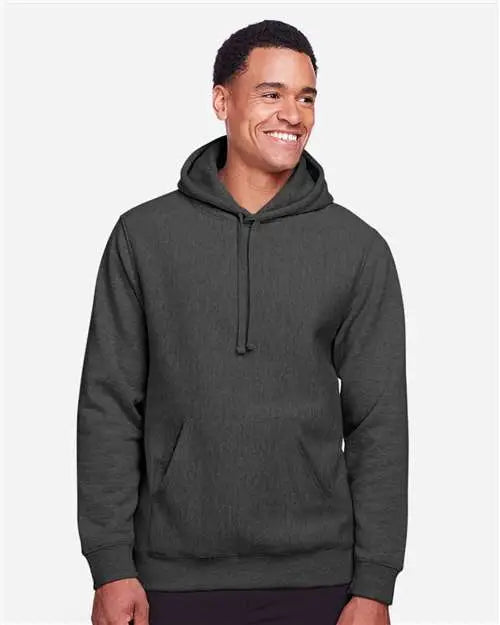 Team 365 Tt96 Unisex Zone Hydrosport™ Heavyweight Pullover Hooded Sweatshirt - Dark Grey Heather