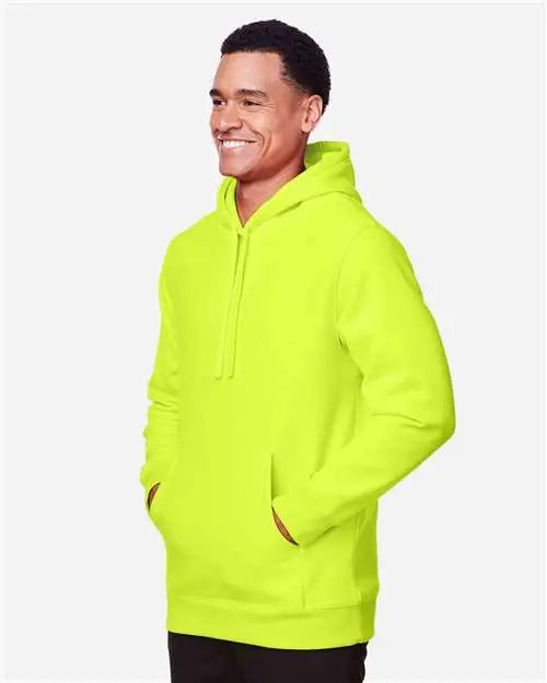 Team 365 Tt96 Unisex Zone Hydrosport™ Heavyweight Pullover Hooded Sweatshirt - Safety Yellow