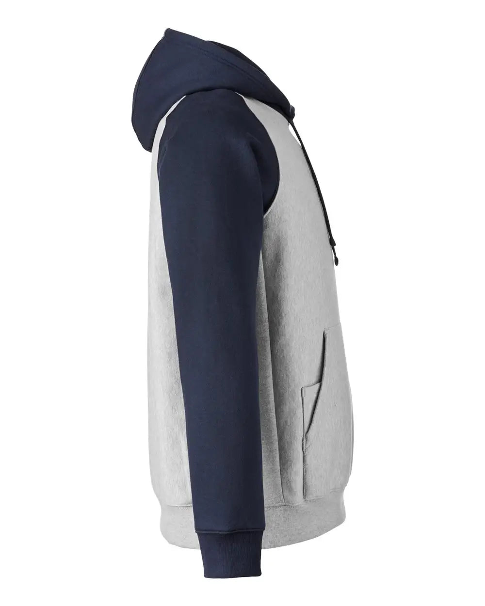 Team 365 Tt96cb Unisex Zone Hydrosport™ Heavyweight Colorblock Hooded Sweatshirt - Athletic Heather Sport Dark Navy