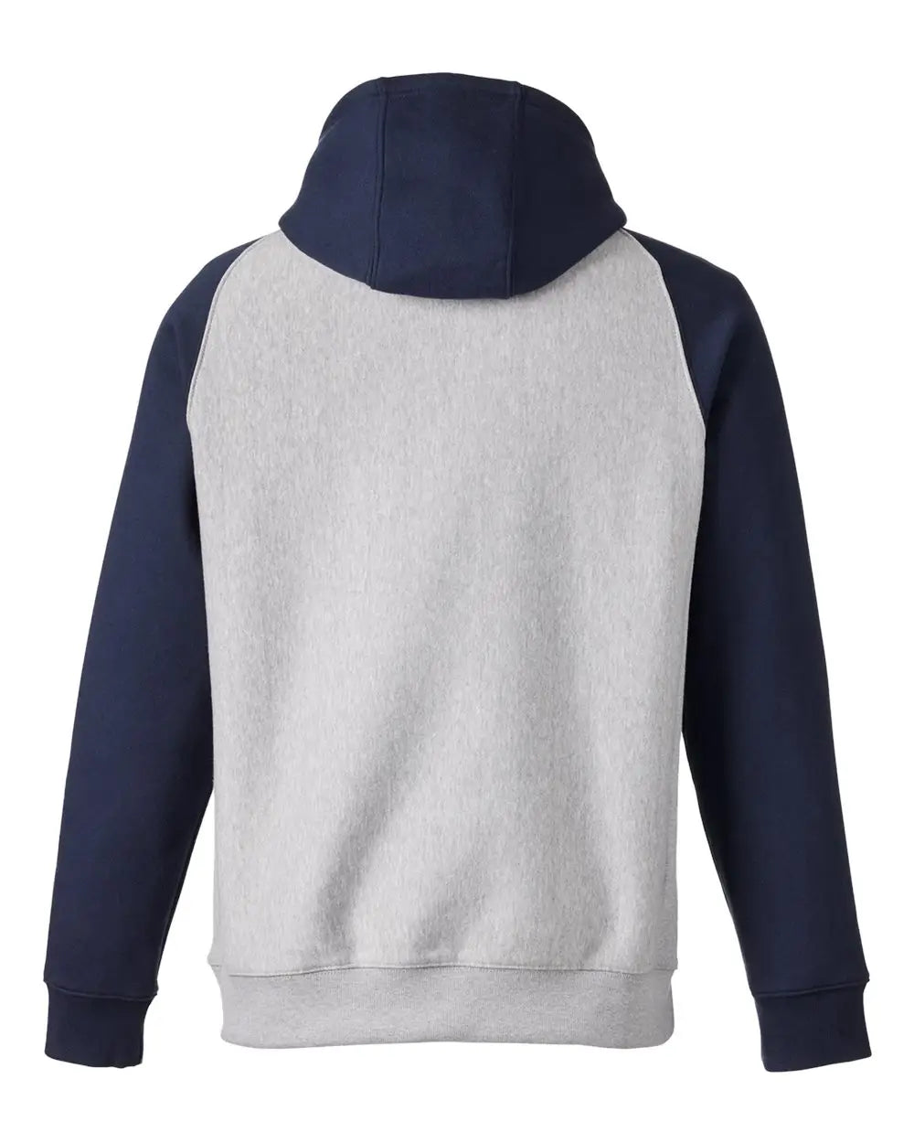 Team 365 Tt96cb Unisex Zone Hydrosport™ Heavyweight Colorblock Hooded Sweatshirt - Athletic Heather Sport Dark Navy