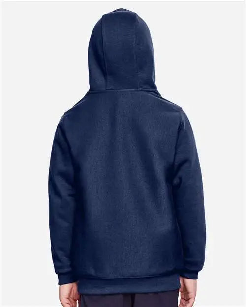 Team 365 Tt96y Youth Zone Hydrosport™ Heavyweight Pullover Hooded Sweatshirt - Sport Dark Navy
