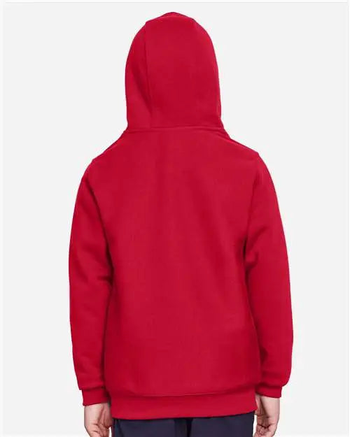 Team 365 Tt96y Youth Zone Hydrosport™ Heavyweight Pullover Hooded Sweatshirt - Sport Red