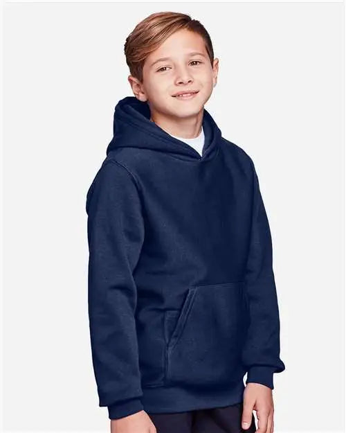 Team 365 Tt96y Youth Zone Hydrosport™ Heavyweight Pullover Hooded Sweatshirt - Sport Dark Navy