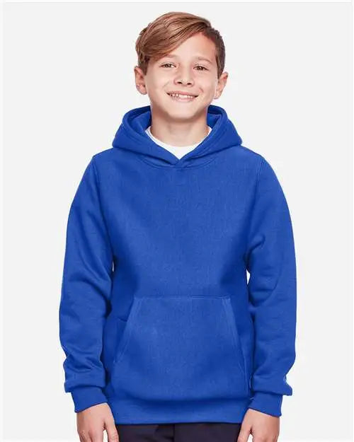 Team 365 Tt96y Youth Zone Hydrosport™ Heavyweight Pullover Hooded Sweatshirt - Sport Royal