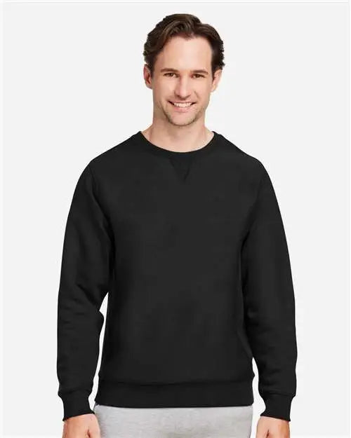 Team 365 Tt98 Unisex Zone Hydrosport™ Heavyweight Sweatshirt - Black