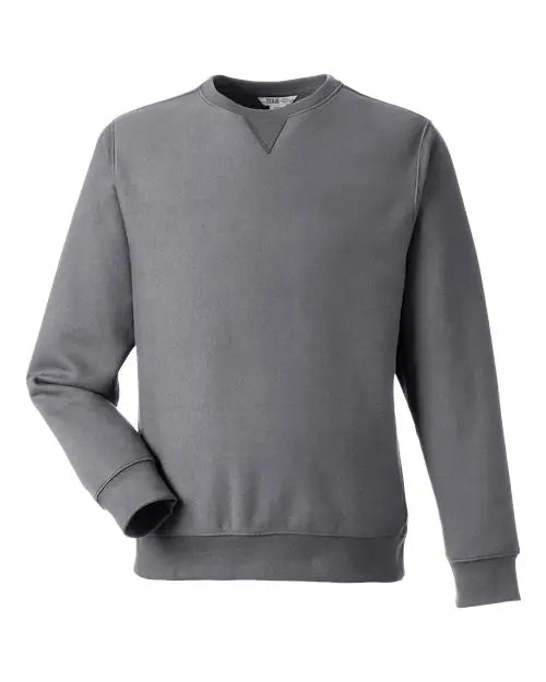 Team 365 Tt98 Unisex Zone Hydrosport Heavyweight Sweatshirt - Dark Grey Heather