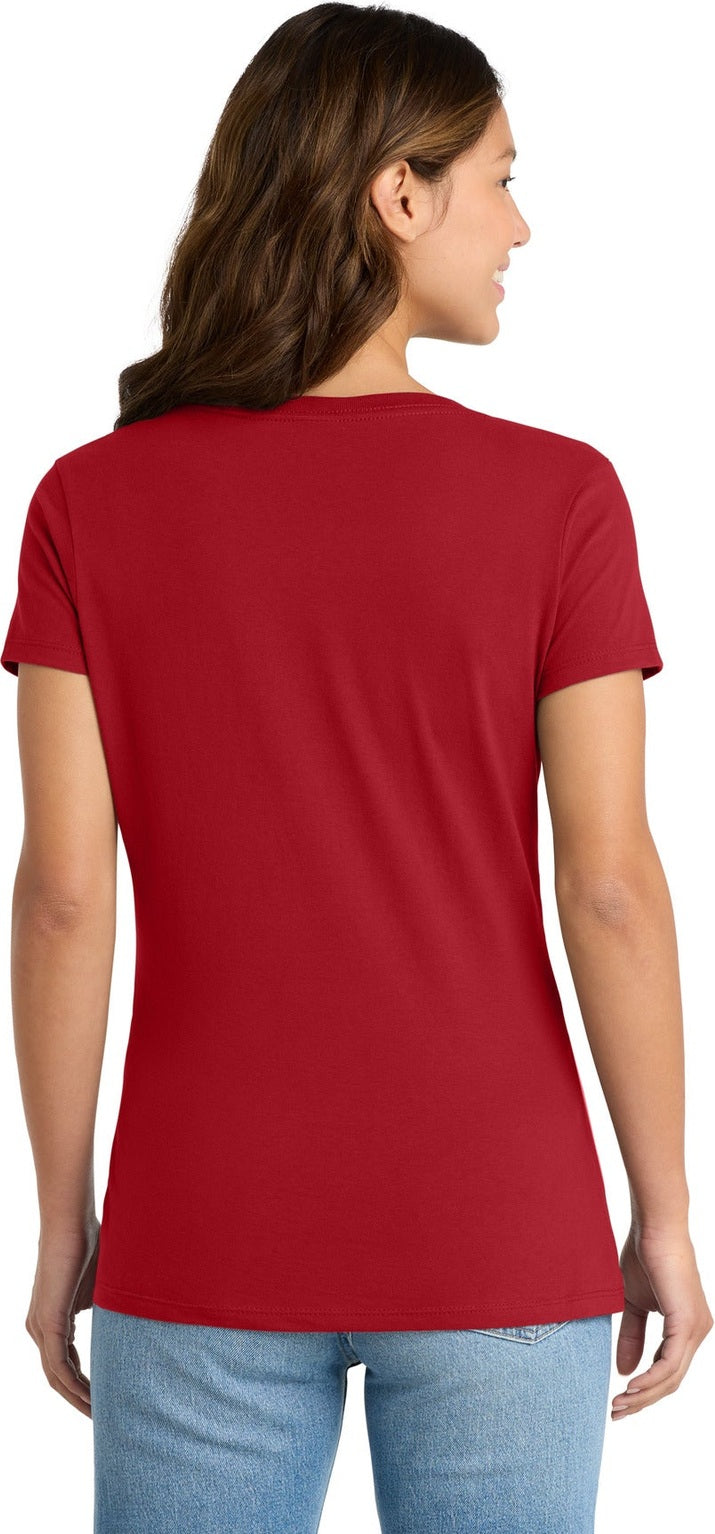 Team Cardinal Port & Co Women's Fan Favorite V-Neck Tee. LPC450V
