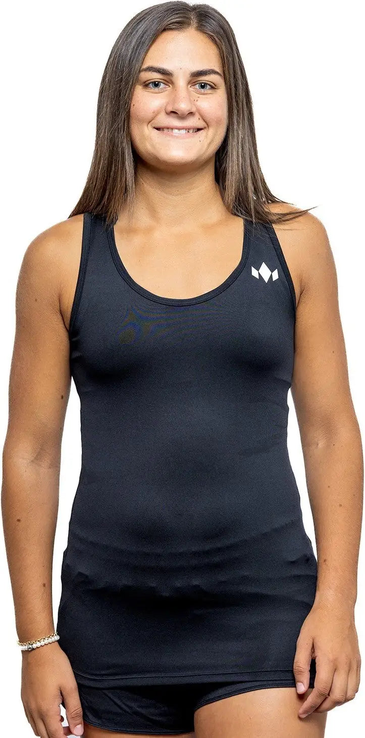 Team Essential Racerback Tank - Black / Xs