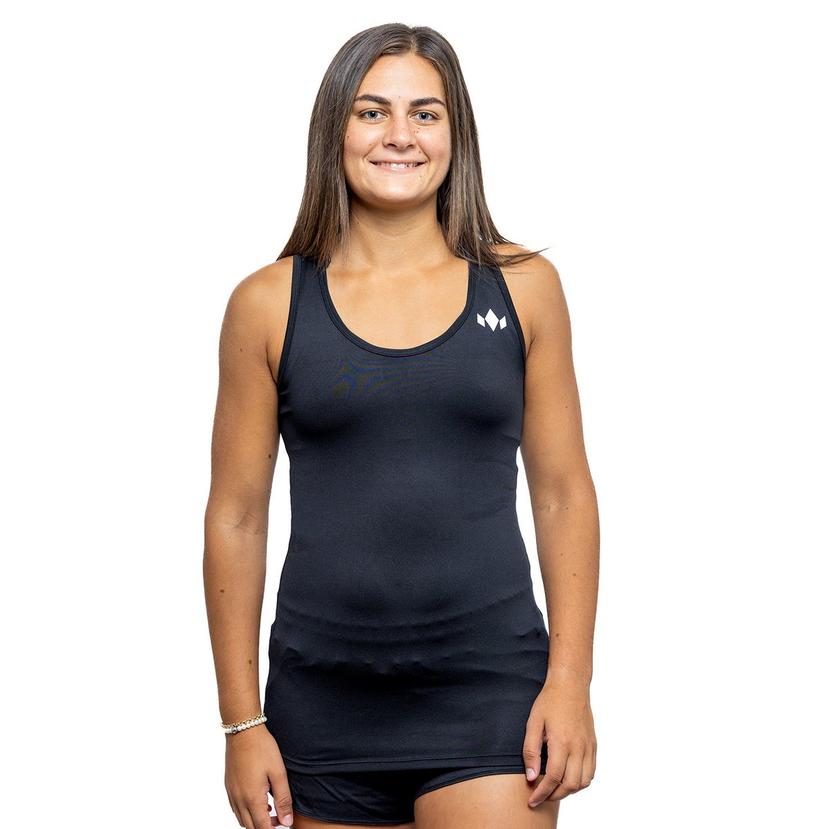 Team Essential Racerback Tank - Black / Xs