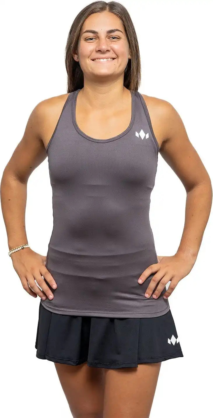 Team Essential Racerback Tank - Charcoal Gray / Xs