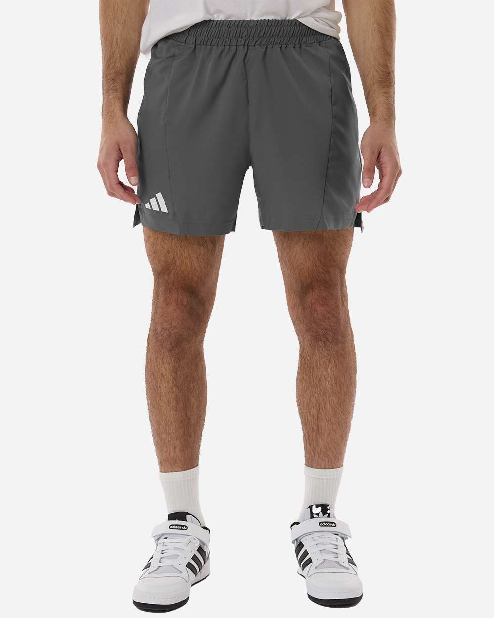 Team Grey Four/ White Men's D4T Woven 7" Shorts - AT304